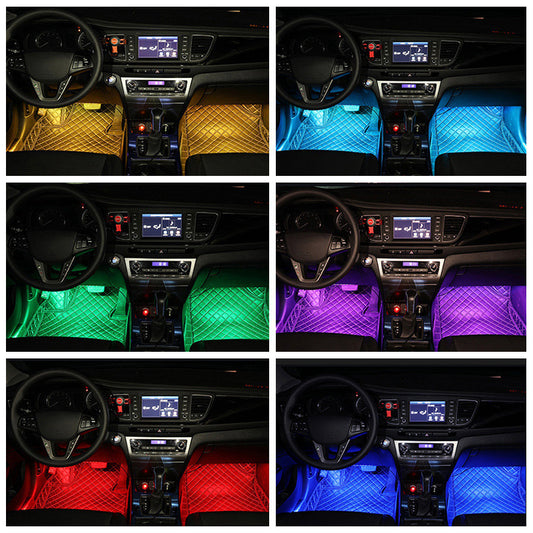 LED slingor till bilen styrd med fjärrkontroll
